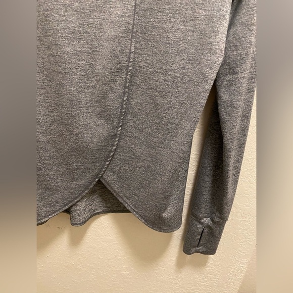 Athleta Gray Sunlover UPF Tulip Back Long Sleeve Athletic Top - Picture 9 of 11